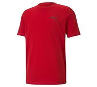 PUMA Herren T-Shirt - ACTIVE Tee, Funktionsshirt, dryCELL, Rundhals, Kurzarm, uni Rot M