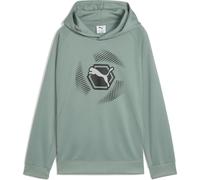 Puma Active Sports Graphic Poly Jungen Kapuzensweater, grün 116