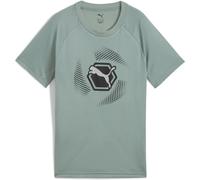 Puma Active Sports Graphic Poly Jungen T-Shirt, grün 164