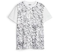 Puma Active Sports Poly Graphic Jungen T-Shirt, weiß 176