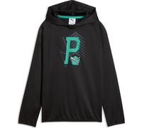 ACTIVE SPORTS Lightweight Poly Hoodie B PUMA BLACK 140 PUMA BLACK