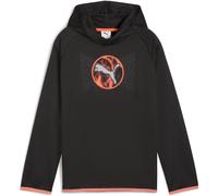 Puma Active Sports Lightweight Poly Jungen Kapuzensweater, schwarz 128