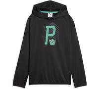 Puma Active Sports Lightweight Poly Jungen Kapuzensweater, schwarz 140