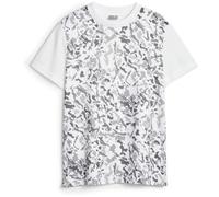 Puma Active Sports Poly Graphic Jungen T-Shirt, weiß 152