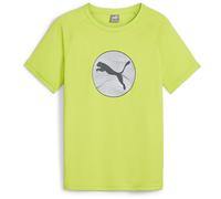 PUMA Unisex Active Sports Graphic Tee B T-Shirt, Lime Pow, 152 EU
