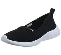 PUMA Damen Adelina Sneaker, Schwarz Silber, 41 EU