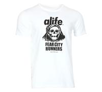 Puma Alife Olympic Logo kurzarm Herren T-Shirt Totenkopf Schädel Skull 570472Weiß / M