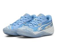 PUMA All-Pro NITRO™ Dennis Schroder Basketballschuhe Unisex, Schuhe, Light Blau/Weiß, 46 Blue
