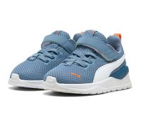 PUMA Anzarun Lite AC Baby-Sneaker mit Klettverschluss 45 - cool blue/puma white/orange glo 23