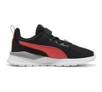 PUMA Anzarun Lite AC PS Kinder Sneaker mit Klettverschluss 37 - PUMA black/active red/PUMA white 34.5