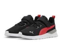 PUMA Anzarun Lite AC PS Kinder Sneaker mit Klettverschluss 37 - PUMA black/active red/PUMA white 34.5
