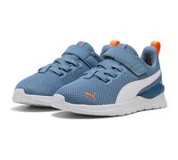 PUMA Anzarun Lite AC PS Kinder Sneaker mit Klettverschluss 45 - cool blue/puma white/orange glo 28.5