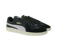 PUMA Army Trainer Herren Echtleder-Schuhe Damen Vintage-Sneaker Hallenschuhe 386607 02 Schwarz 39