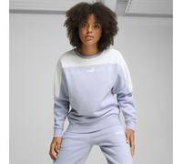 Puma Around The Block Crewneck Damen | Mit Color Blocking | Cool Weather | Größe: S Blue