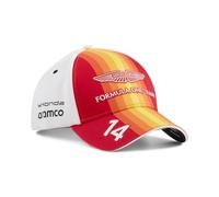 PUMA Aston Martin F1 Team Fernando Alonso Spanien GP 2026 Special Edition Kappe - Weiß - Einheitsgröße