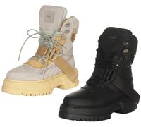 Puma - Auswahl Damen Boots Puma Fenty By Rihanna Stiefel Schnürboots Nubukleder grau Gr.-40,5 grau, Gr.-39