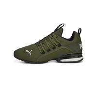 PUMA Axelion Refresh Laufschuhe Herren | Mit Aucun | Grün/Schwarz/Grau | Größe: 48.5 Green Moss-PUMA Black-Feather Gray