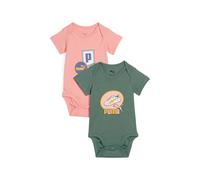 Puma Baby Bodysuit Minicats Newborn 2-Pack Graphic SET 686290-18 68 Pink Fruit