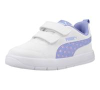 PUMA "COURTFLEX V3 DOTTY V INF" für Kinder (43688823-27) puma weiß, intense lavender, pink shimmer
