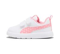 Puma Courtflex V3 Dotty Sneakers Kleinkinder Schuhe Für Damen | White/Pinkscape/Silver Mist | Größe: 21 White