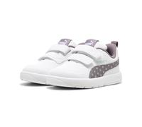 PUMA Baby-Mädchen COURTFLEX V3 Dotty V INF Sneaker, White-Plum Jam-Light Moss, 26 EU