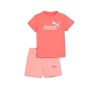 PUMA Unisex Baby MINICATS ESS Tee and Shorts Set INF Gestrickte Anzüge, Peach Frost,