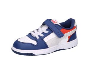 Puma Baby Sneaker Rebound Slam Lo AC+ Inf 408295-06 26 Blue Jewel-Feather Gray-PUMA White
