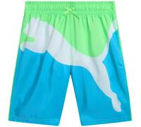PUMA Badehose für Jungen, schnell trocknend, mit Taschen und Netzfutter, Badehose für Jungen (Größen 36-48), Mintgrün/Blau, 14-16