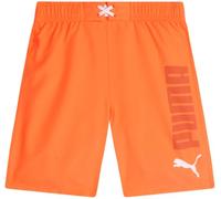 Puma Badehose für Jungen, schnell trocknend, mit Taschen und Netzfutter, Badehose für Jungen (Größen 36-48), Orange/Abendrot im Zickzackmuster (Sunset Chevron), 14-16