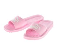 PUMA Purecat Bade-Latschen für Damen und Herren Sommer-Schlappen mit EVA-Sohle 360262 16 Rosa/Weiß 42