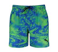 Puma - Badeshorts für Jungen, Schnell trocknend (Blau/Grün) S