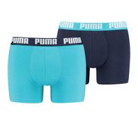 Puma - Basic Boxer 2er-Pack Blau - Gr. - XXL