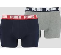 PUMA Herren Mens Everyday Basic Boxers Unterwäsche, Blue / Grey Melange, XXL EU