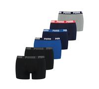 PUMA Basic Boxer 6er Pack blau, XL Herren