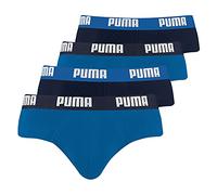 Puma Herren Slips Basic Briefs 2er Pack Blau/Weiß Größe M