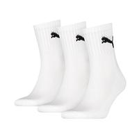 PUMA Basic Short Crew Unisex Sporsocken im Farbmix. 9 Paar (35-38-9 Paar, weiß)