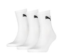 PUMA Basic Short Crew Unisex Sporsocken im Farbmix. 9 Paar (39/42-9 Paar, weiß)