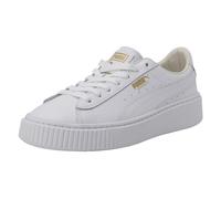 PUMA Basket Platform Core Damen Sneakers White Gold - 3 UK