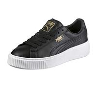 Puma Basket Platform Core, Sneaker, Schwarz (Black-Gold), 38 EU (5 UK)