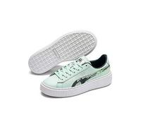 Puma Basket Platform Trailblazer SQ, Sneaker, Grün (Fair Aqua-Ponderosa Pine-Puma White 1), 39 EU (6 UK)