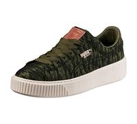 PUMA Basket Platform VR 364092, Sneaker, Grün (Olive Night-Olive Night 01), 39 EU (6)