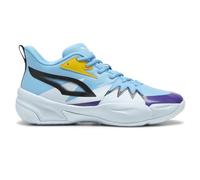 PUMA Herren Genetics Basketball Shoe Sneaker, Leuchtendes Blau-Eisblau, 43 EU