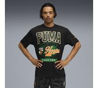 PUMA BC Zalgiris Kaunas Fanwear Basketball-T-Shirt II Herren, Kleidung, Schwarz, M Black