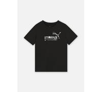 Puma ESSENTIALS + CAMO LOGO TEE B Kinder T-Shirt, schwarz, größe 128
