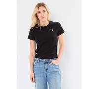 PUMA ESS ELEVATED Geripptes T-Shirt Damen, Kleidung, Schwarz, XS Black