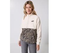 PUMA Girl's ESS Graphic Animal Relaxed Half Zip Crew Sweatshirt (1 Stück)