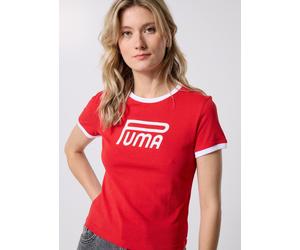 Puma - Bekleidung Future.Puma.Archive Graphic Slim Tee - Rot - Größe M