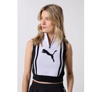 Puma - Bekleidung Future.Puma.Archive Half-Zip Knitted Tan - Schwarz - Größe XL