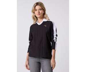 Puma - Bekleidung T7 Relaxed Long Sleeve Polo - Schwarz - Größe M