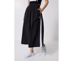 Puma - Bekleidung T7 Woven Midi Skirt - Schwarz - Größe S